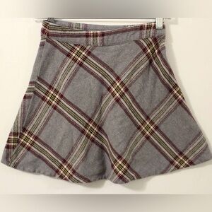 Prince & Fox plaid mini skirt XS